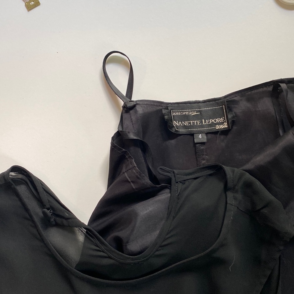 Vintage Nanette Lepore Little Black Dress size 4 - Picture 5 of 7